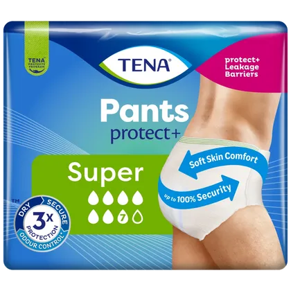 TENA Pants Protect+ Super Small Pack of 12