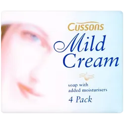 Cussons Mild Cream Soap Bar 85g Pack of 4