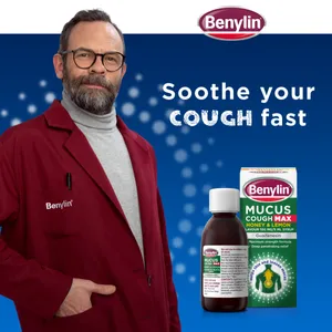 Benylin Mucus Cough Max Honey & Lemon Syrup 300ml