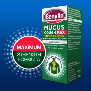 Benylin Mucus Cough Max Honey & Lemon Syrup 300ml