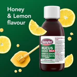 Benylin Mucus Cough Max Honey & Lemon Syrup 300ml