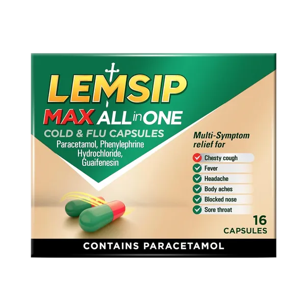 Lemsip Max All In 1 Cold & Flu Capsules