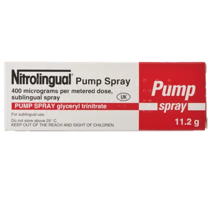Nitrolingual Pump Spray 400mcg 200 Dose