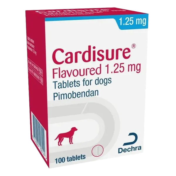 Cardisure 1.25mg Flavoured Tablets for Dogs (Pimobendan)