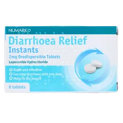 Numark Diarrhoea Relief Instants Tablets Pack of 6