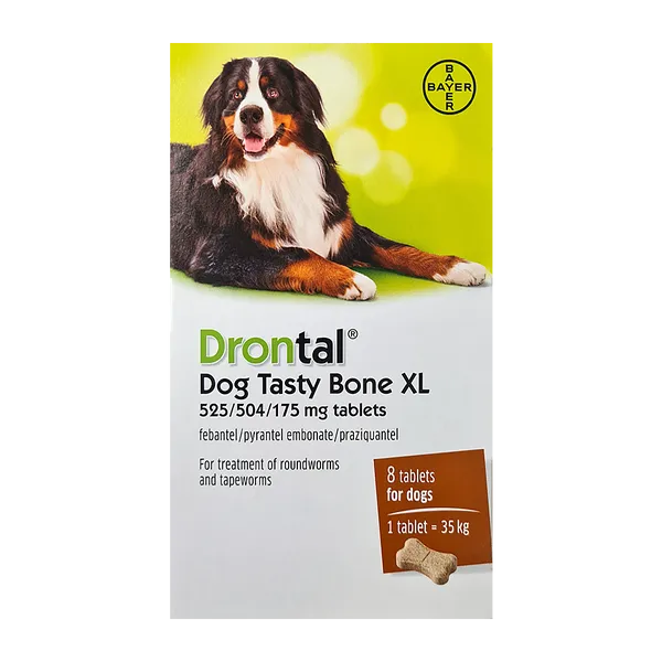 Drontal dog tasty bone hot sale dosage