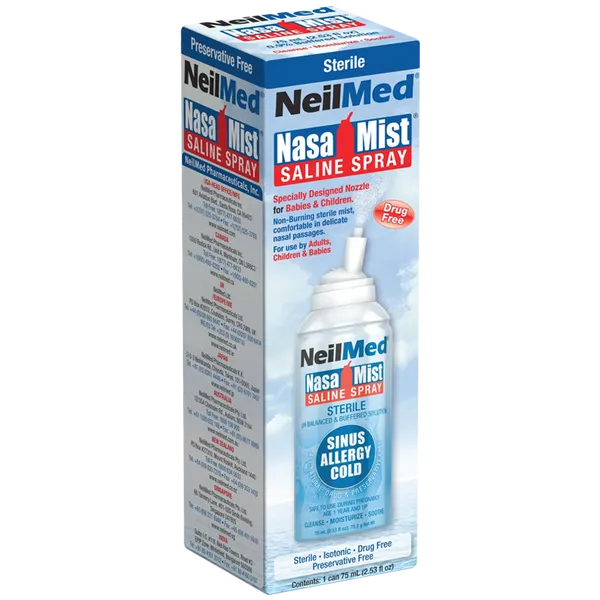 Neilmed NasaMist Saline Nasal Spray 75ml