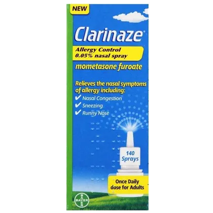 Clarinaze Allergy Control Nasal Spray 140 Dose