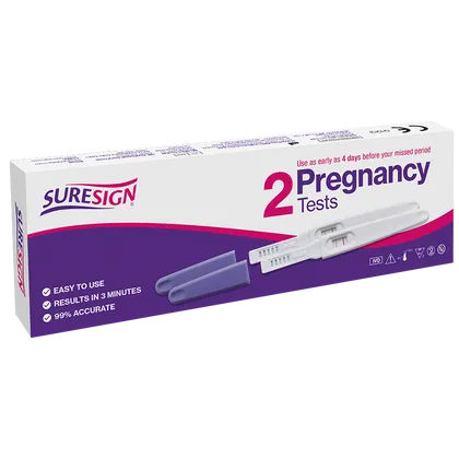 Suresign Pregnancy Test Strips Pack of 2