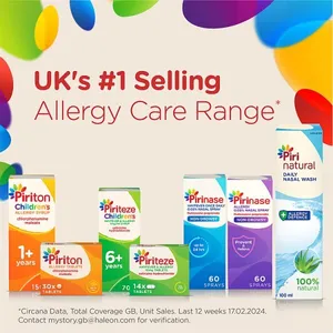 Piriton Syrup for Kids' Allergy Relief 150ml