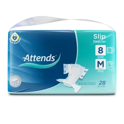 Attends Slip Regular 8 Medium Pads Pack of 28