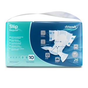 Attends Slip Regular 10 Medium Pads Pack of 26