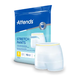 Attends Stretch Pants Small Pack of 15