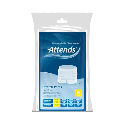 Attends Stretch Pants Comfort Small Pack of 3
