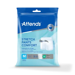 Attends Stretch Pants Comfort Medium Pack of 3
