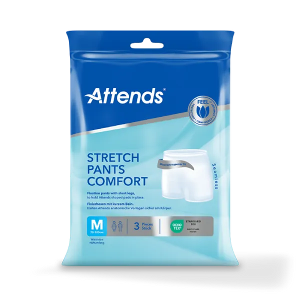 Attends Stretch Pants Comfort Medium Pack of 3