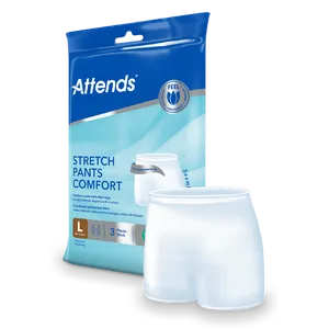 Attends Stretch Pants Comfort Large Pack of 3