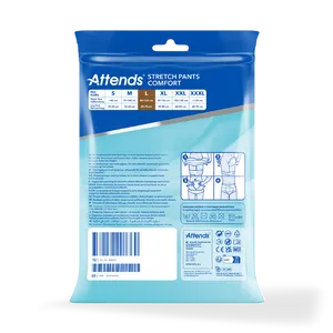 Attends Stretch Pants Comfort Large Pack of 3