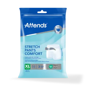 Attends Stretch Pants Comfort Extra Large Pack of 3