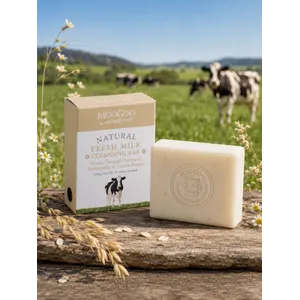 MooGoo Fresh Milk Oatmeal Cleansing Bar 130g