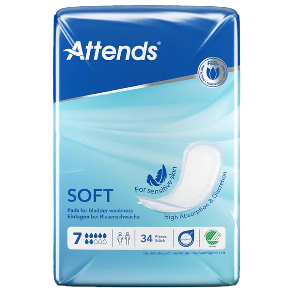 Attends Soft 7 Pack of 34