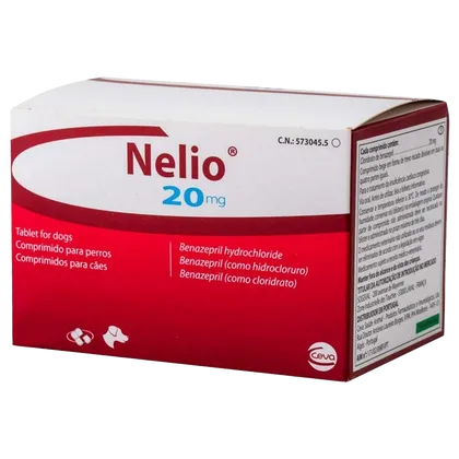 Nelio 20mg Tablet (Benazepril)