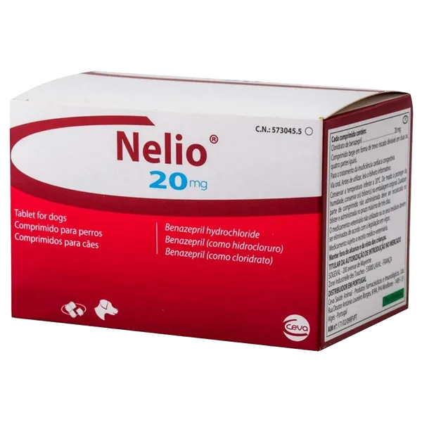 Nelio 20mg Tablet (Benazepril)