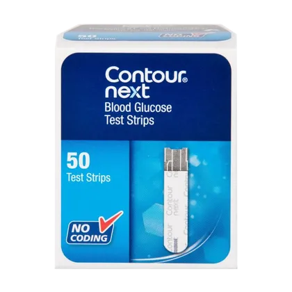 Contour Next Blood Glucose Test Strips Pack of 50