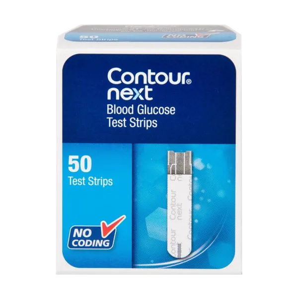 Contour Next Blood Glucose Test Strips Pack of 50