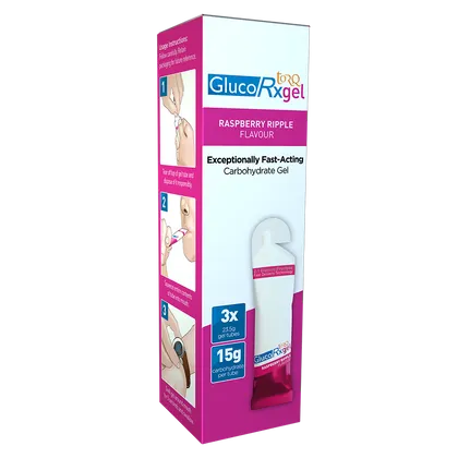 GlucoRx Torq Gel Raspberry Ripple 23.5g Pack of 3