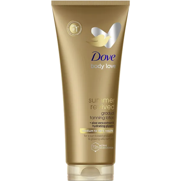 Dove DermaSpa Summer Revived Tanning Lotion Medium to Dark 200ml