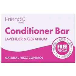 Friendly Soap Lavender & Geranium Conditioner Bar 95g