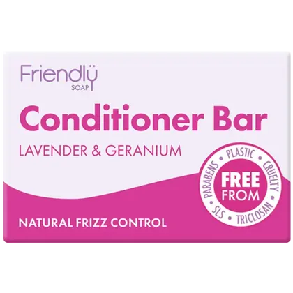 Friendly Soap Lavender & Geranium Conditioner Bar 95g