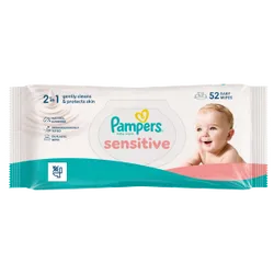 Pampers Baby Wipes Sensitive Pack of 52