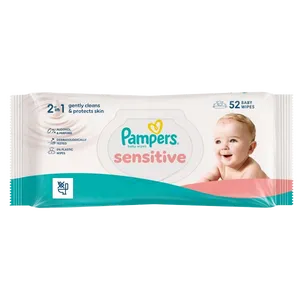 Pampers Baby Wipes Sensitive Pack of 52