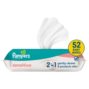 Pampers Baby Wipes Sensitive Pack of 52