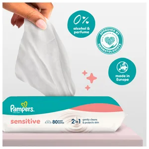 Pampers Baby Wipes Sensitive Pack of 52