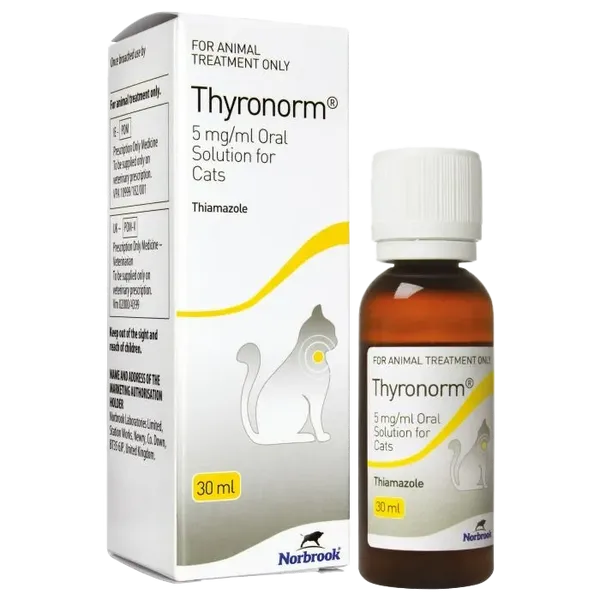 Thyronorm 5mg/ml Oral Solution For Cats 30ml