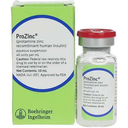 ProZinc Insulin for Cats & Dogs 40iu/ml Vial 10ml Refrigerated Item