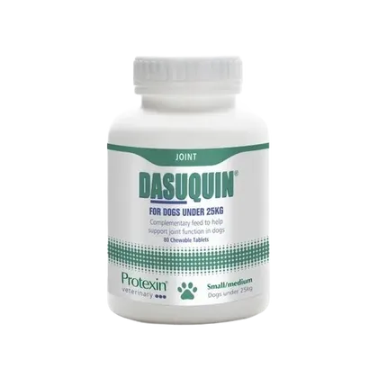 Protexin Dasuquin Chewable Tablets for Small/Medium Dogs Under 25kg Pack of 80