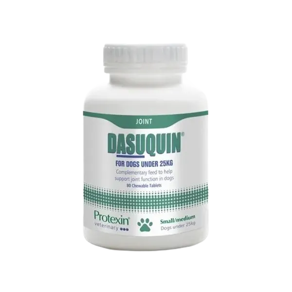 Protexin Dasuquin Chewable Tablets for Small/Medium Dogs Under 25kg Pack of 80