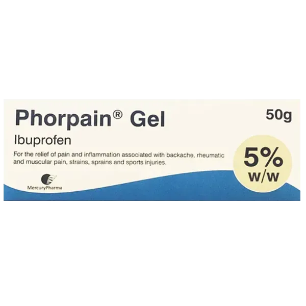 Phorpain Ibuprofen 5% Gel 50g