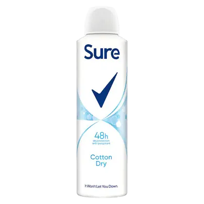 Sure Cotton Dry Anti-Perspirant 150ml