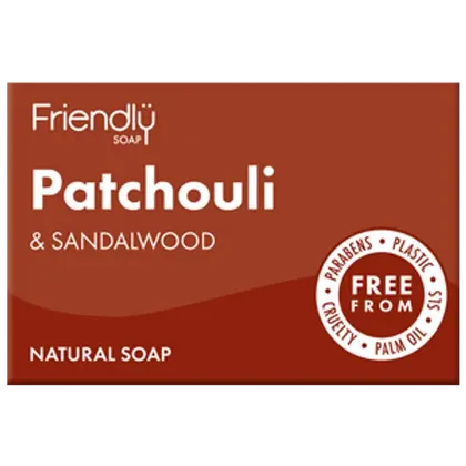 Friendly Soap Patchouli & Sandalwood Soap 95g