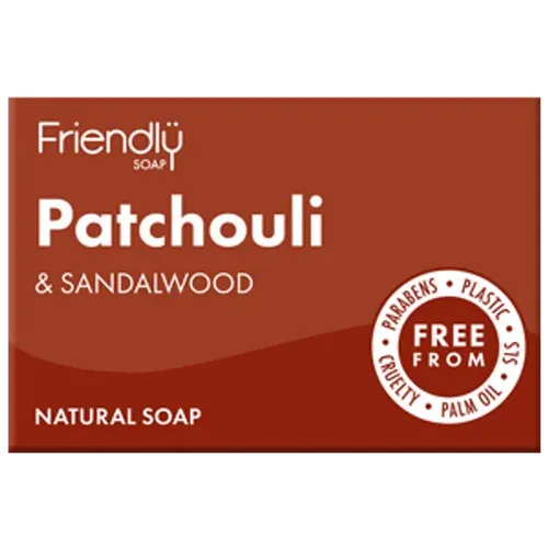 Friendly Soap Patchouli & Sandalwood Soap 95g