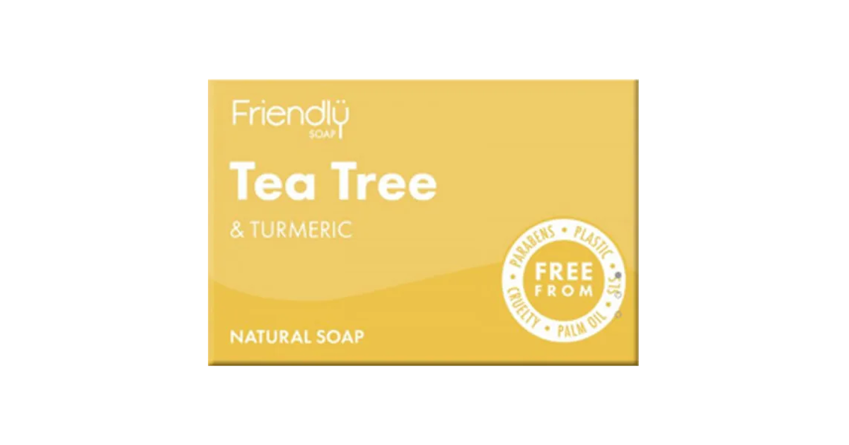 Friendly Soap Tea Tree Turmeric Soap G