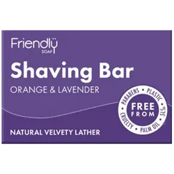 Friendly Soap Shaving Soap Orange & Lavender 95g