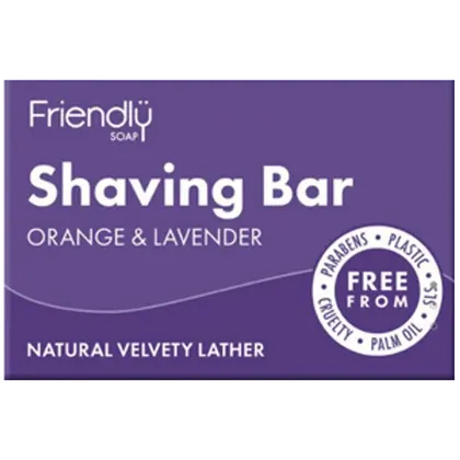 Friendly Soap Shaving Soap Orange & Lavender 95g