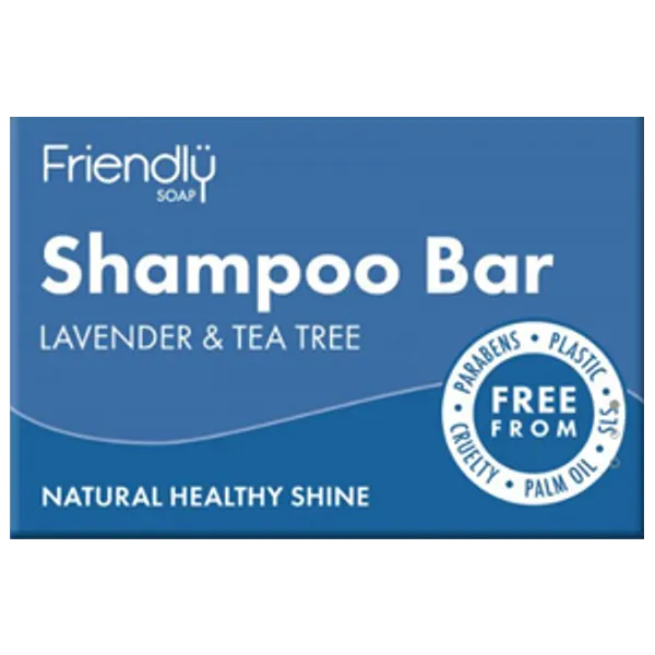 Friendly Soap Lavender & Tea Tree Shampoo Bar 95g