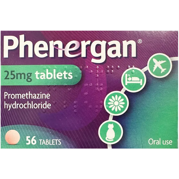 Phenergan Tablets 25mg Pack of 56